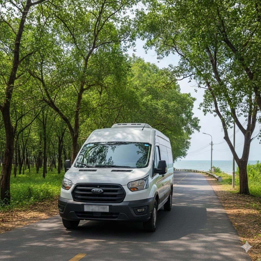 Thuê xe 16 chỗ đi Cần Giờ – Tài xế chuyên nghiệp, bảng giá ưu đãi