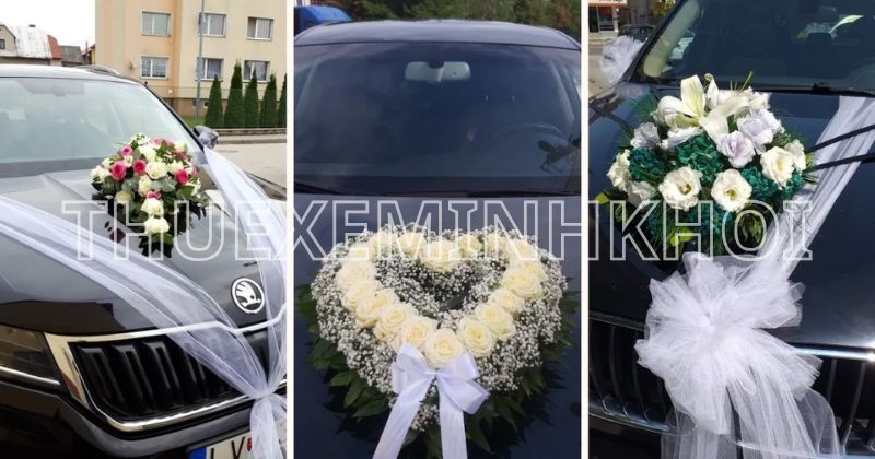 Các Mẫu Trang Trí Xe Hoa Cưới Tại Sài Gòn Được Yêu Thích