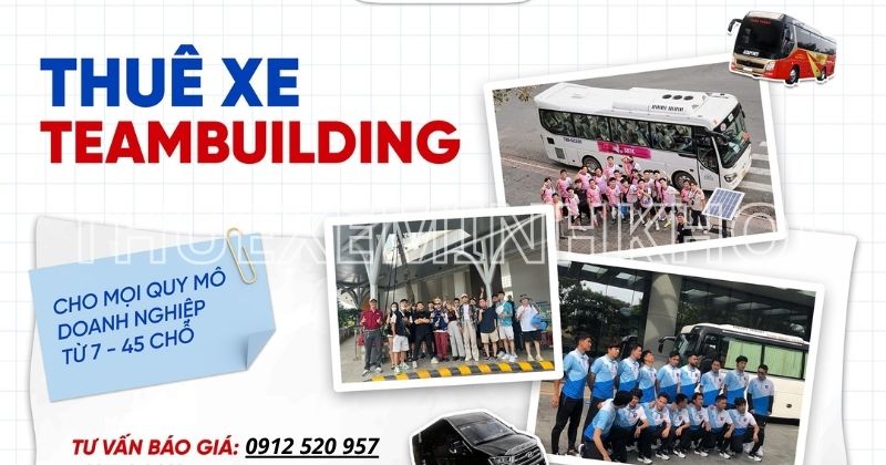 Dịch vụt huê xe teambuilding tại Minh Khôi